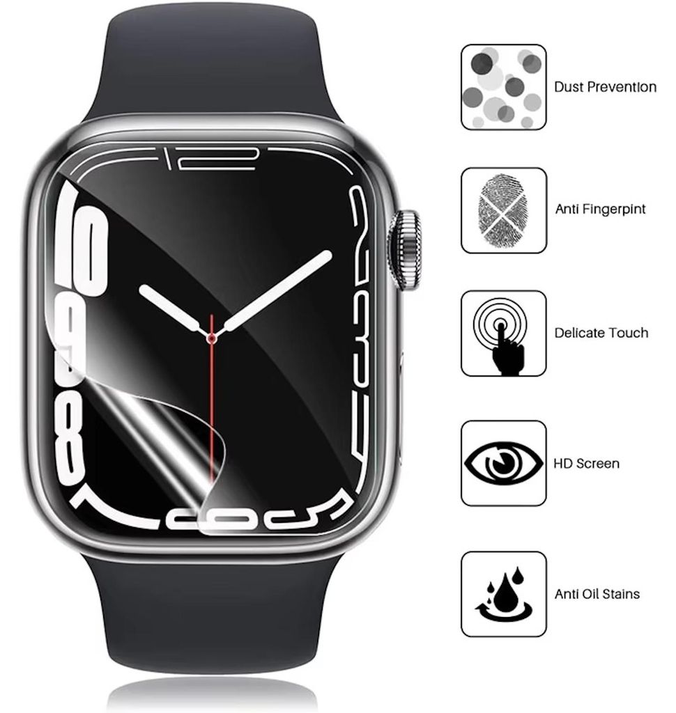Für Apple Watch Series 11 / 10 42mm Hydrogel Schutzfolie Produktbild 