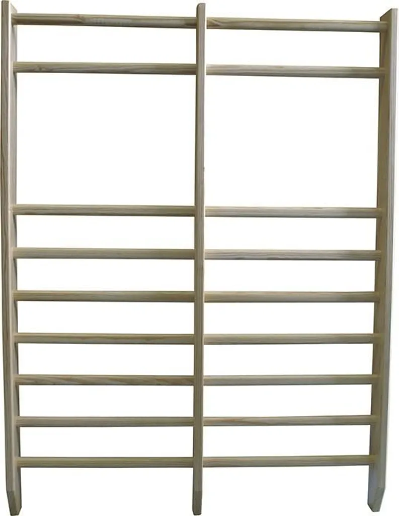 Espalier de Gymnastique Double pour Enfant 180x135cm en Bois Coloré