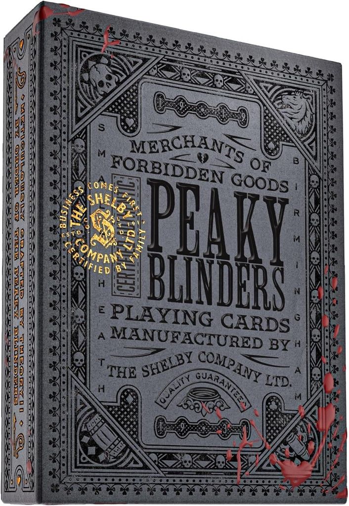 Peaky Blinders Spielkarten Forged In Smoke and Blood Produktbild 