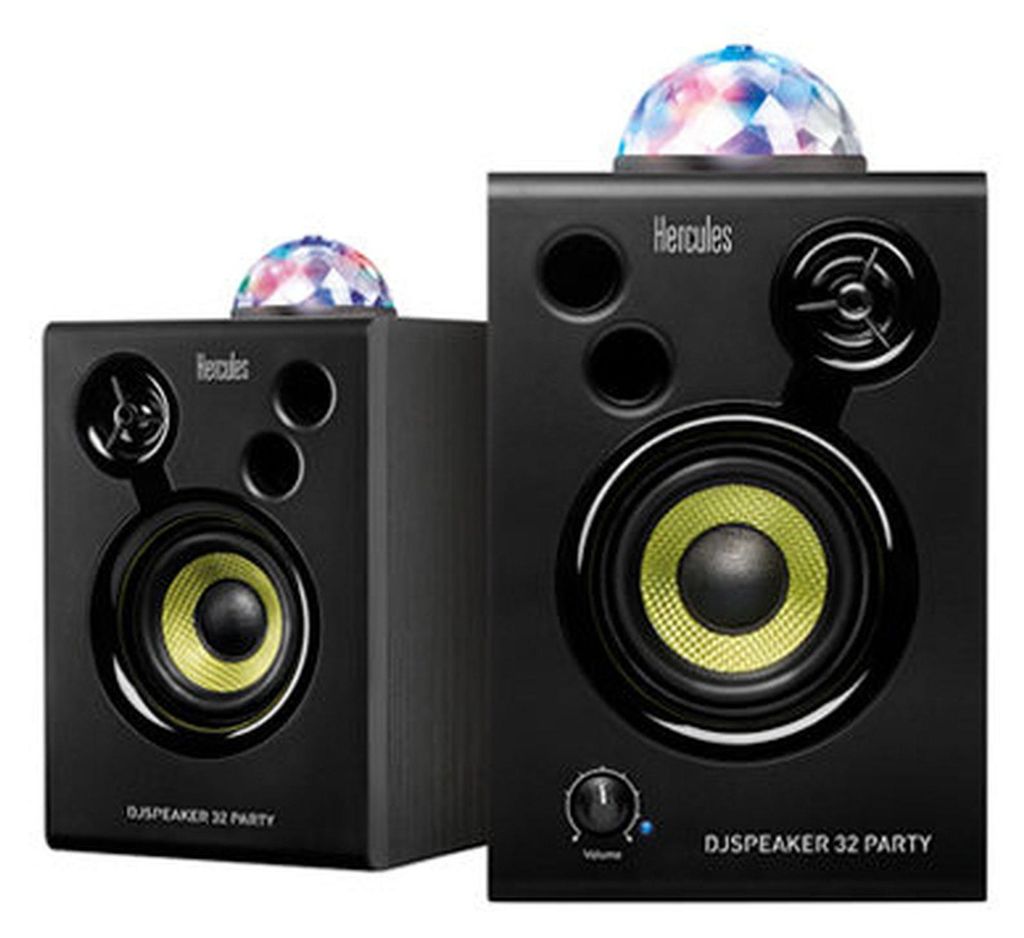 Hercules DJ Speaker 32 Party Schwarz Kabelgebunden 30 W