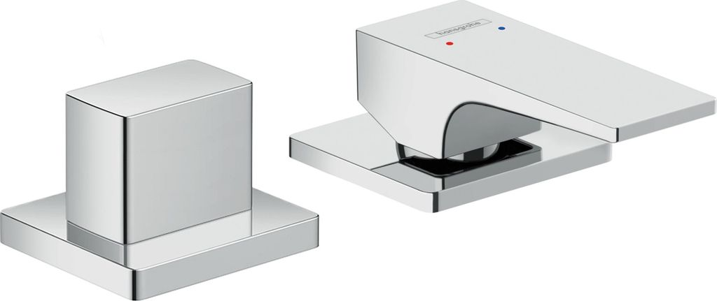 hansgrohe Metropol 2-Loch Einhebel-Wannenrandmischer, Hebelgriff, 32548000