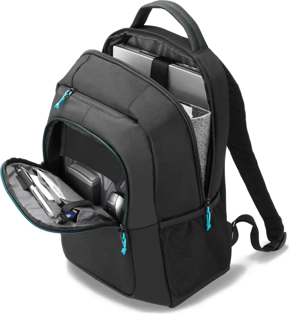 Sac à dos travail et voyage Backpack Spin noir pour laptop 15,6 pouces