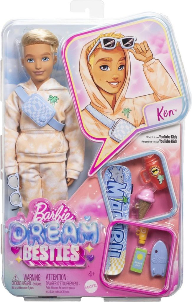 Barbie Dream Besties Ken-Puppe und Zubehör.JDD75 /4
