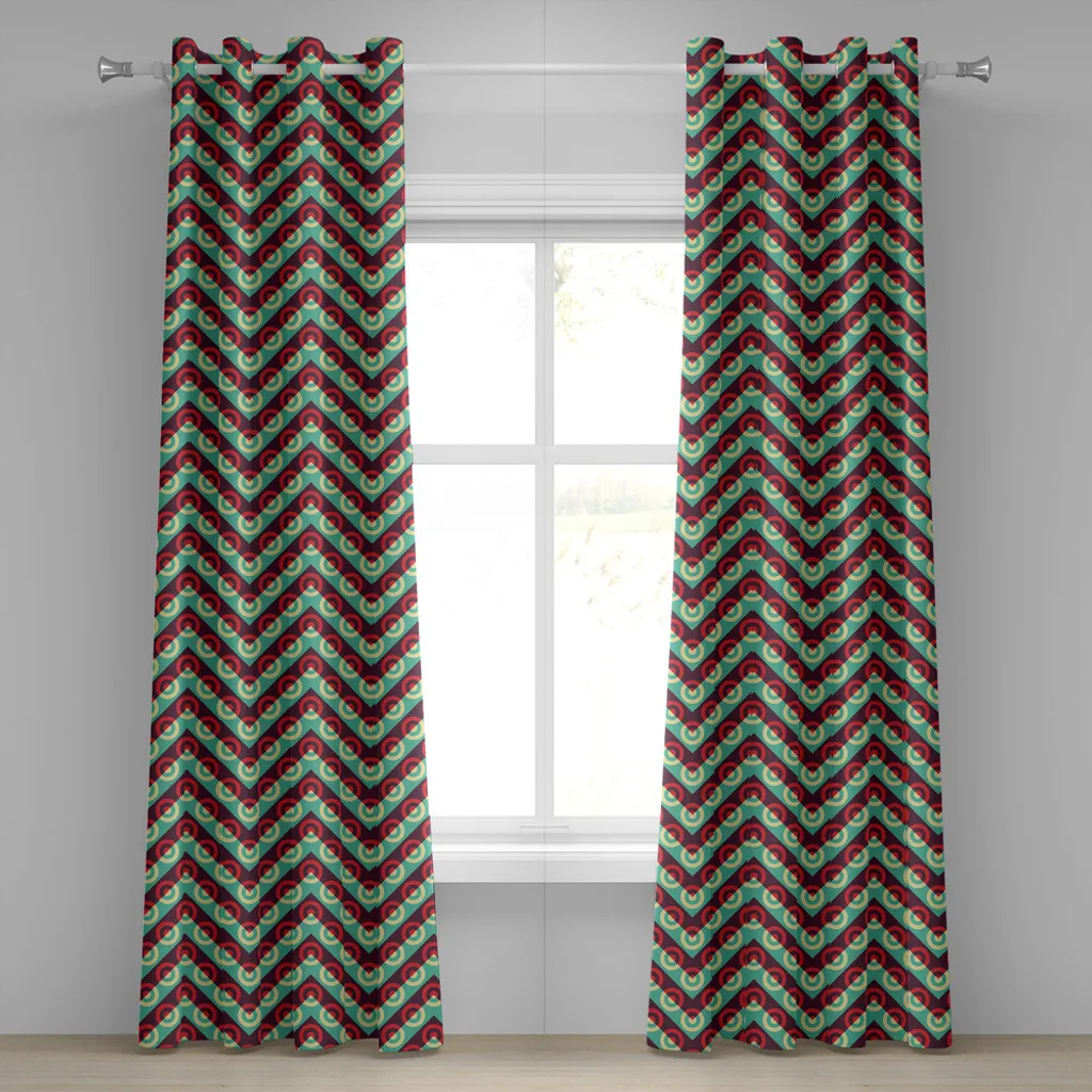 Tenda ABAKUHAUS 280x245 Geometria Anni '50 Pop Art Verde