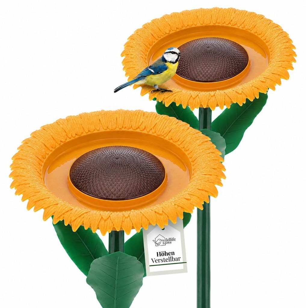 WILDLIFE HOME Trink- & Futterblume 2 Stück I Vogeltränke Produktbild 