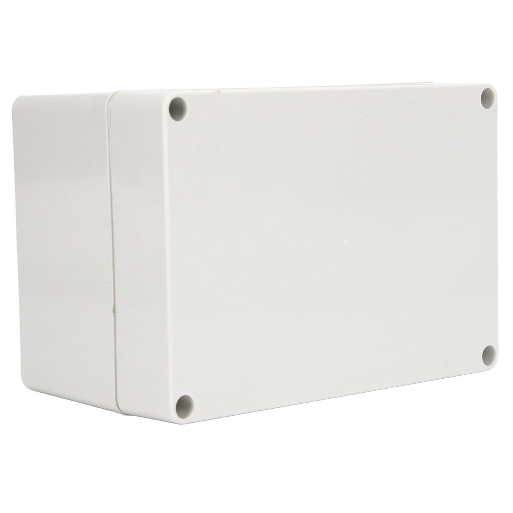 Stromanschlusskasten aus ABS-Kunststoff, Gehäuse für elektrische Projekte im Außenbereich, 160 x 110 x 90 mm, Schutzart IP65