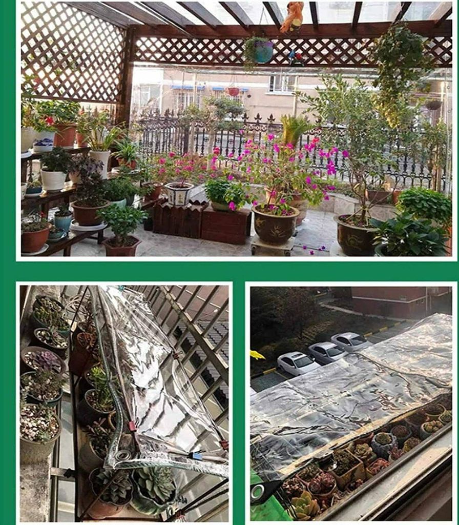 Wasserdichte Klare PVC Plane Tarps Pflanzenschutz Produktbild 10