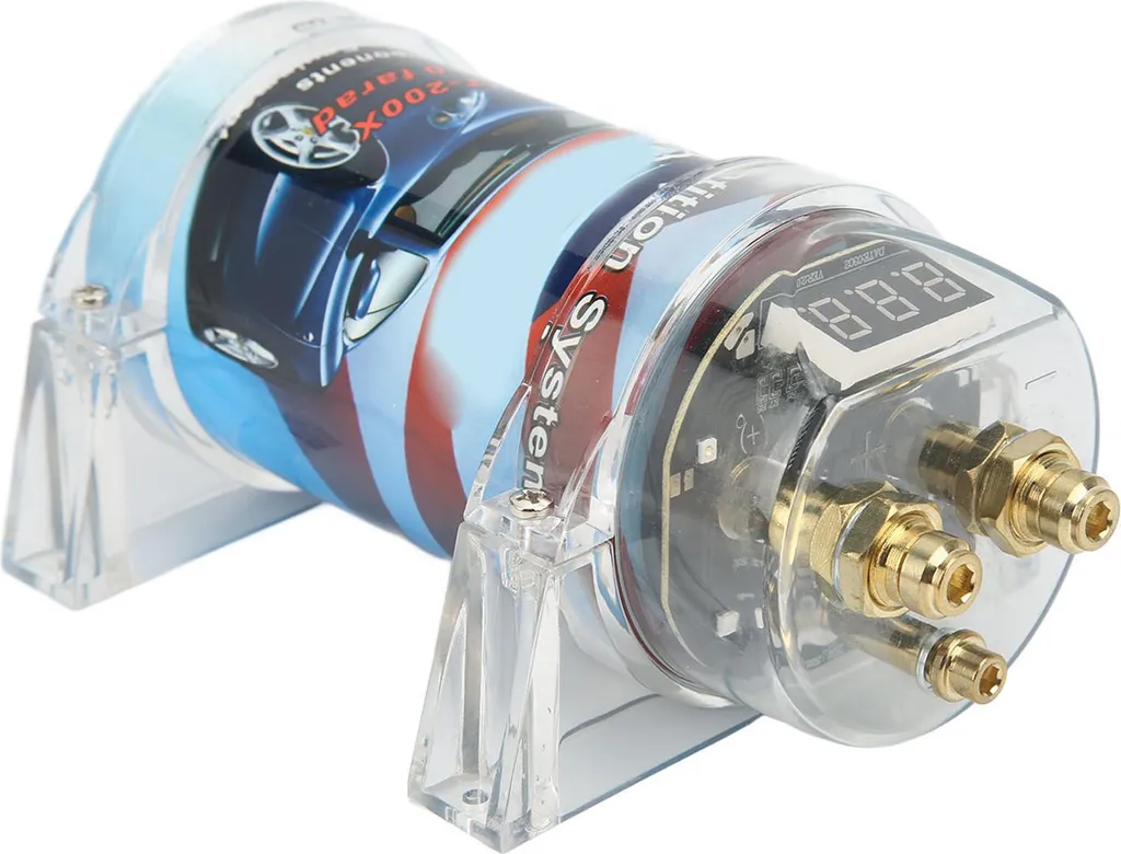 Upgrade Audio Auto: Condensatore 2 Farad con Display LED e Low ESR - 4