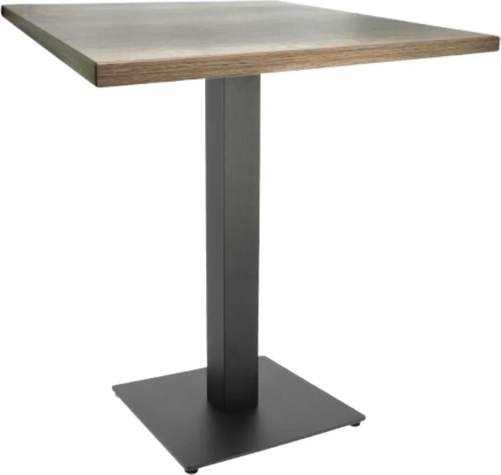 Table carrée OXFORD 60x60 cm robuste avec piètement ROBUSTA pro