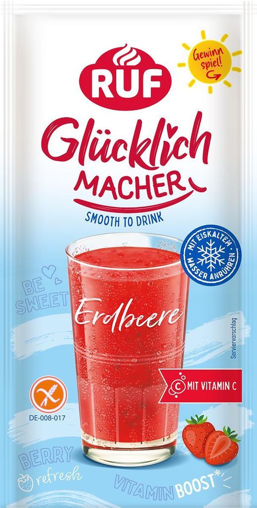 RUF Glücklichmacher Smooth to Drink Erdbeere Produktbild 