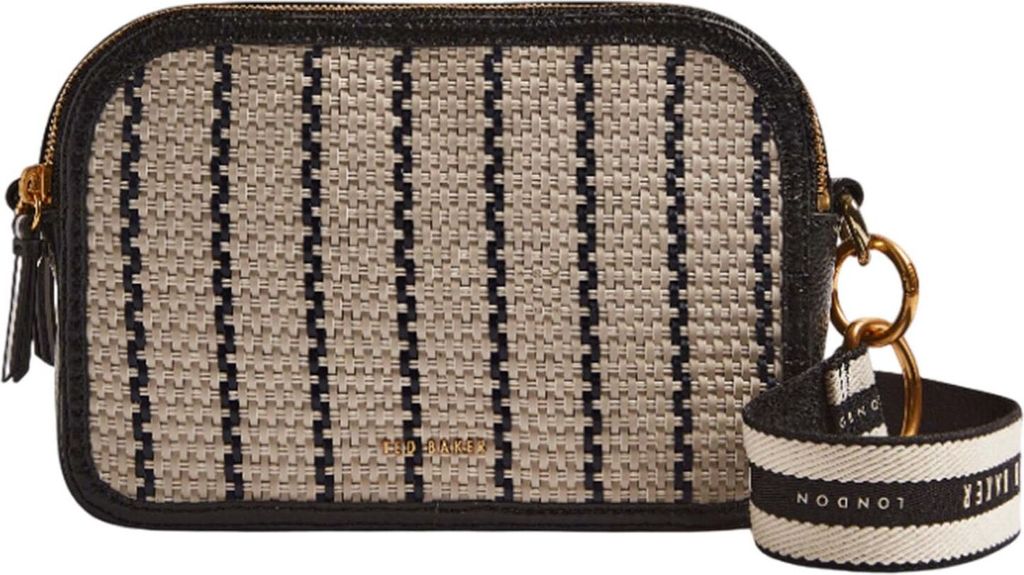 Ted Baker Umhängetasche Rivea Woven Webbing Camera Bag Navy schwarz