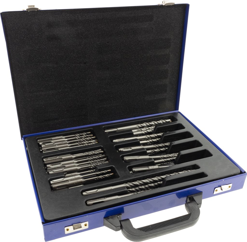 SDS Steinbohrer 4-12 mm Set 56-tlg. im Metallkoffer
