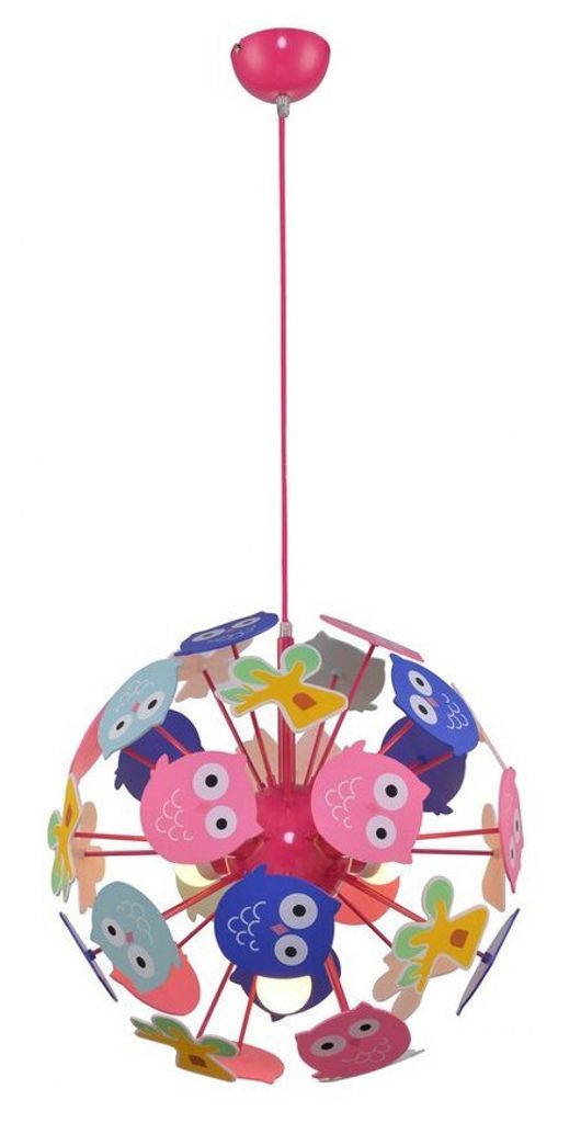 Rabalux 6390 Kinderleuchte 3 Spots Birdy, E14, mehrfarbig, Kugel-rund, Modern, ø420mm