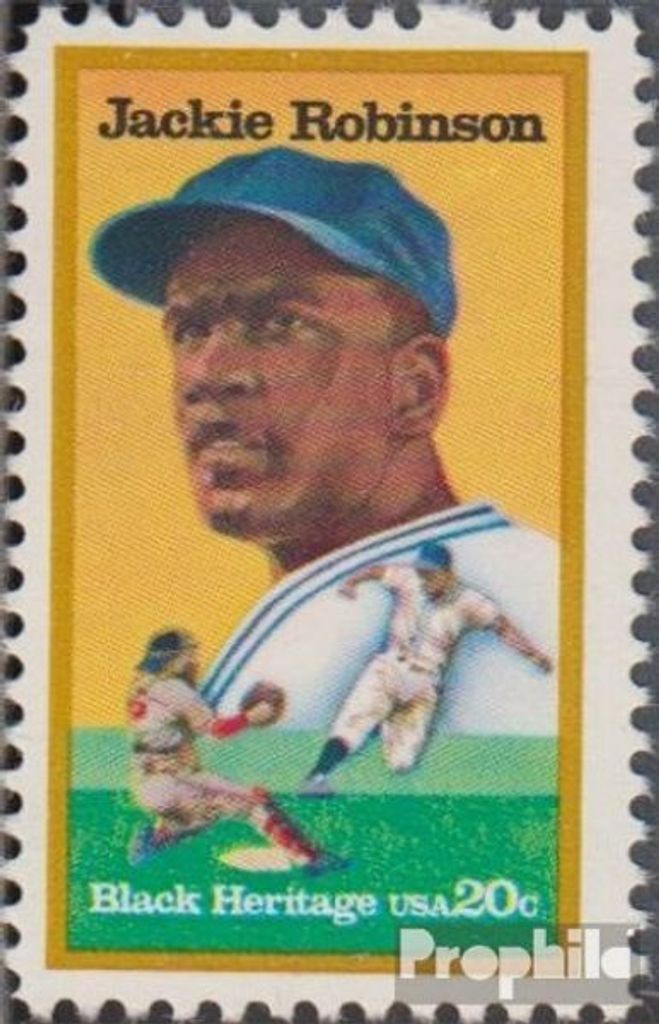 Briefmarken USA 1982 Mi 1596 (kompl.Ausg.) postfrisch Jackie Robinson