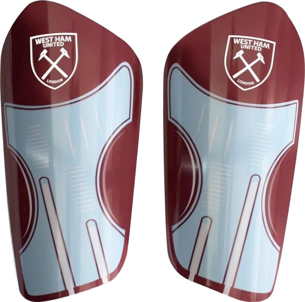 West Ham United FC - Kinder Schienbeinschoner, Team RD3838 (146) (Weinrot/Blau/Weiß)
