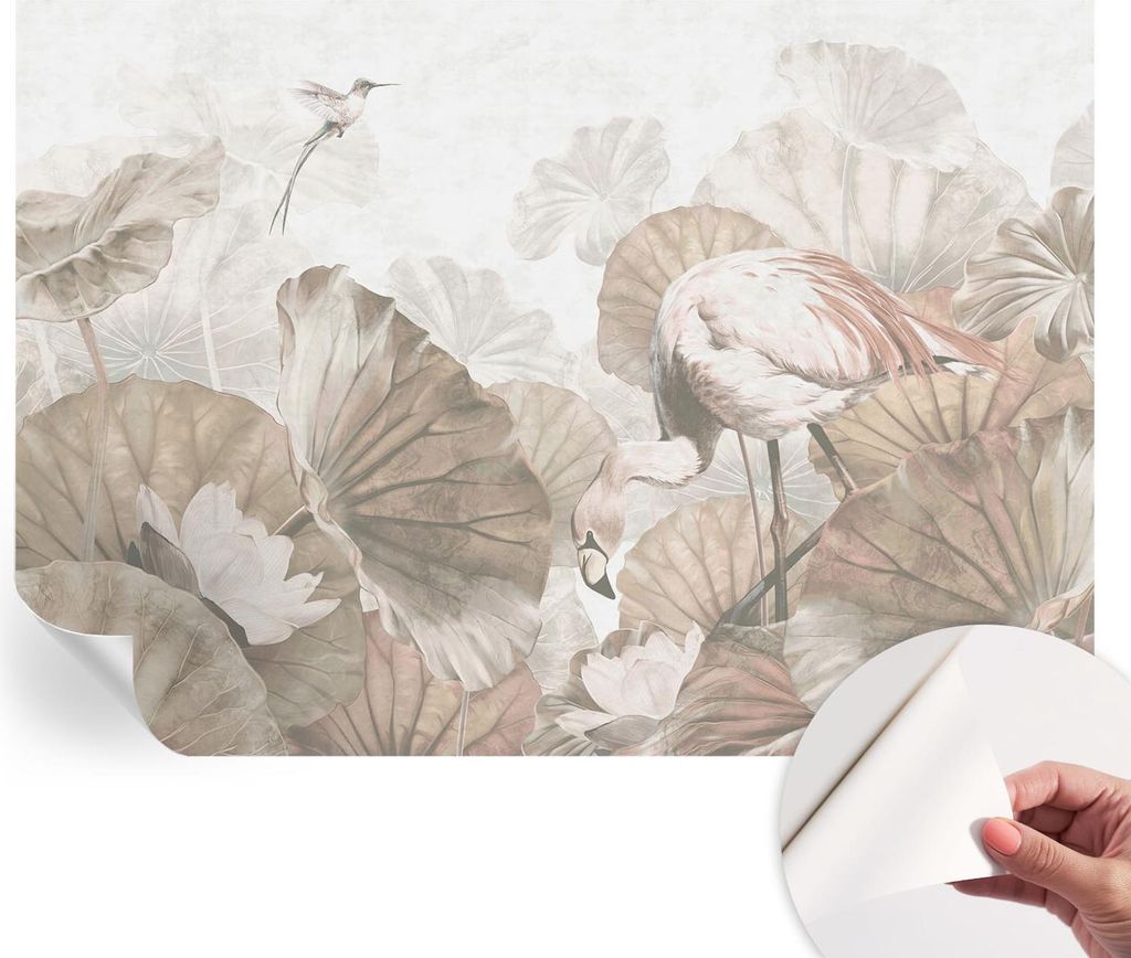Selbstklebende Wandtapete - Dekorative Tapete für Wohnzimmer - Klebefolie für Wandbilder - Tapetenfolie für Wanddekoration - 208x146 cm - Elegan...