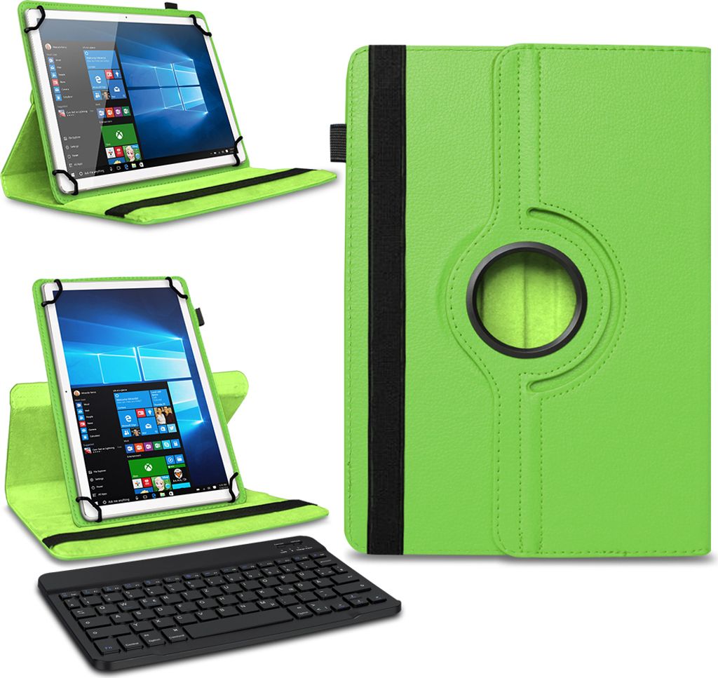 Tablet Tasche Tastatur Hülle für Lenovo Tab P11 Schutzhülle Case Bluetooth CoverFarben:Grün