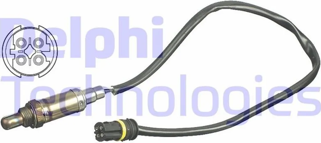 Sonde lambda DELPHI ES11114-12B1 pour régulation BMW 11787503441