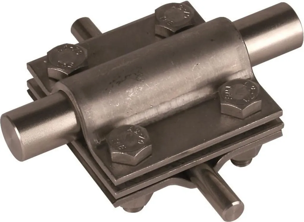Joint de raccordement en croix NIRO V4A résistant corrosion DEHN 319219