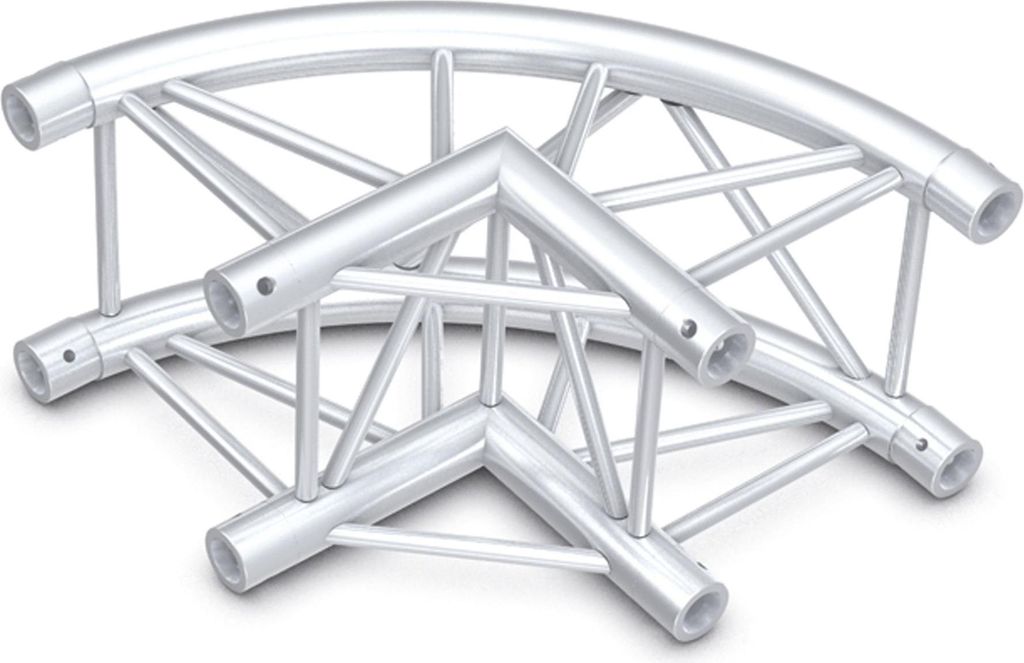 Milos Pro-30 Square G Truss - Circle Corner QCU21-KRS - 90° corner