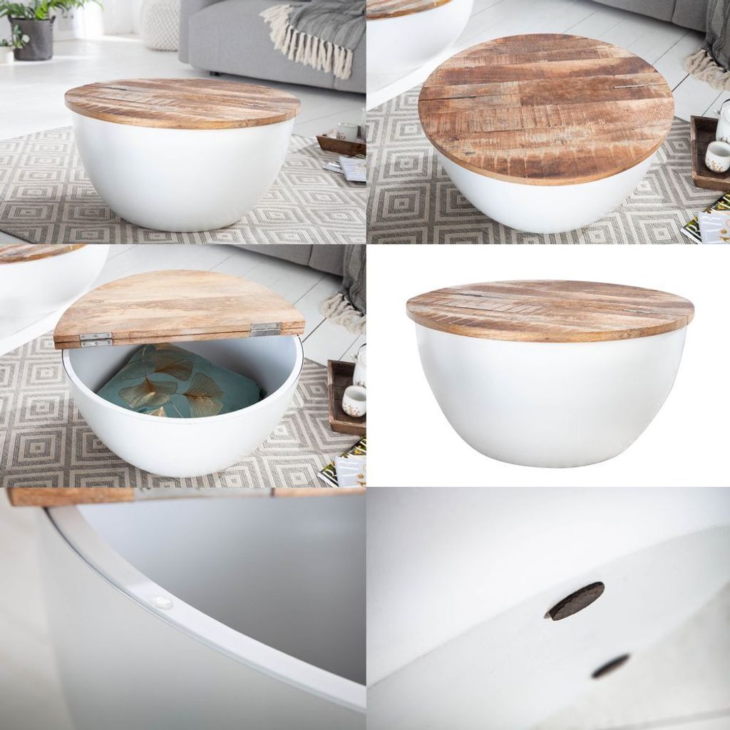 cagü: Industriedesign Couchtisch [PULIM] Natur aus Produktbild 7