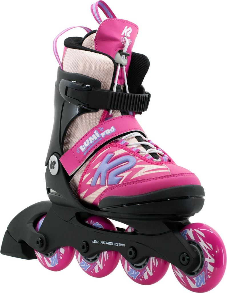 K2 Lumi Pro Inline Skates Kinder Mädchen Inliner 30M0720 : 32 - 37