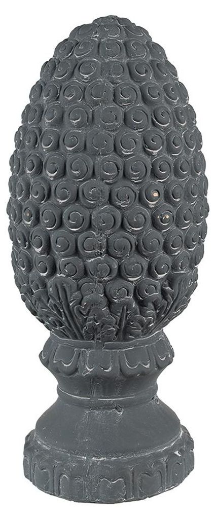 Clayre & Eef dekoracja szyszka Ø 13x31 cm szary kamień Zdjęcie produktu 