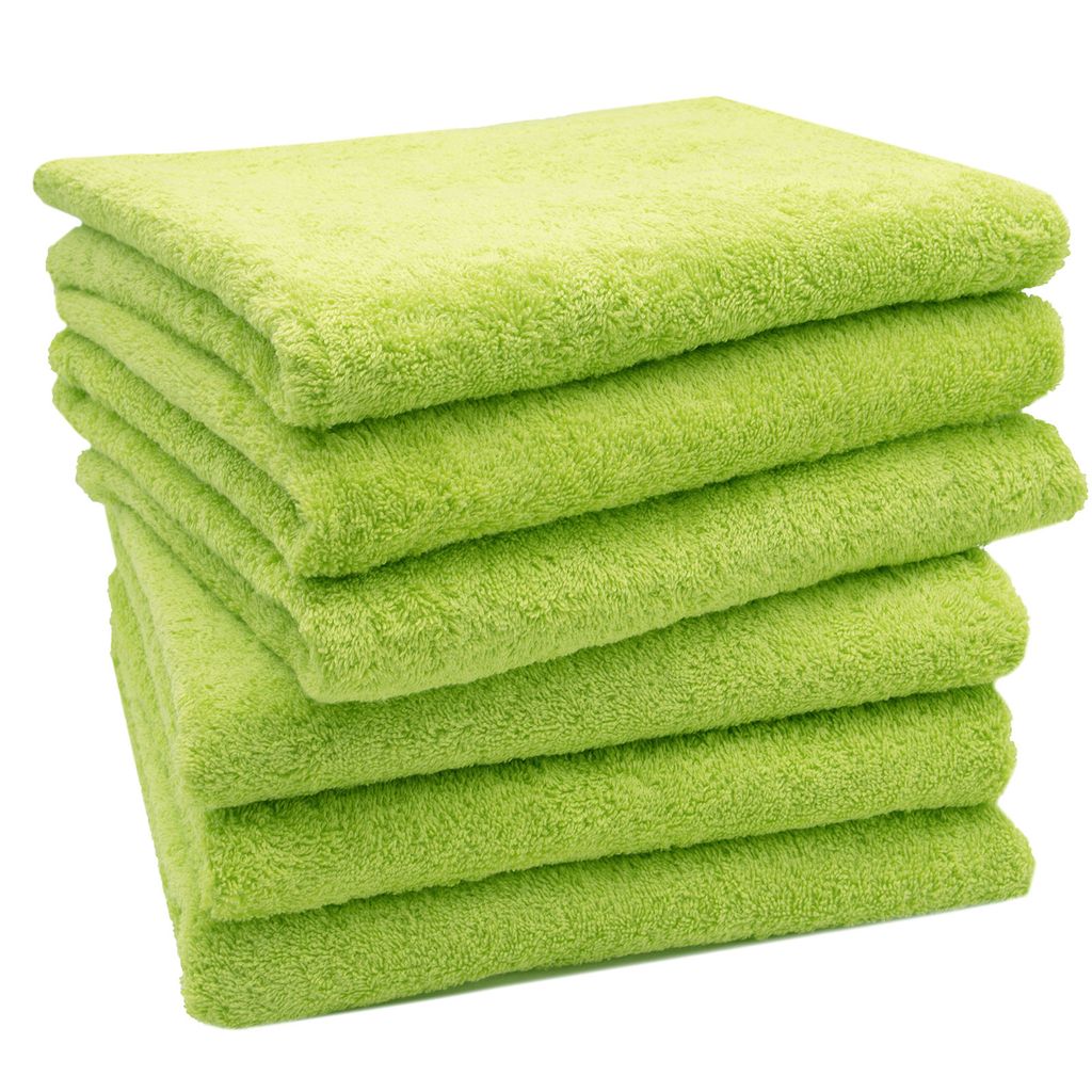 Handtuch grün Baumwolle Gästetuch 50x100 cm 