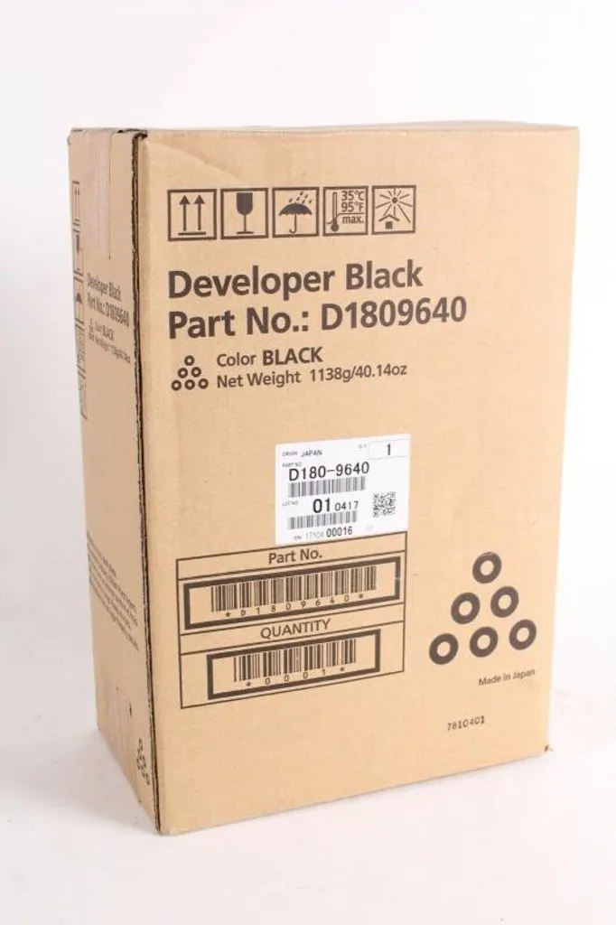 Développeur noir Ricoh D1809640 haute capacité pour Pro 8100S