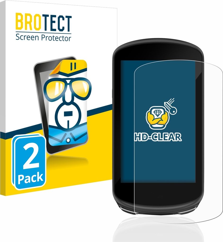 2x Für Garmin Edge 1030 Plus Schutzfolie BROTECT Displayschutz Display Schutz Folie Klar Transparent