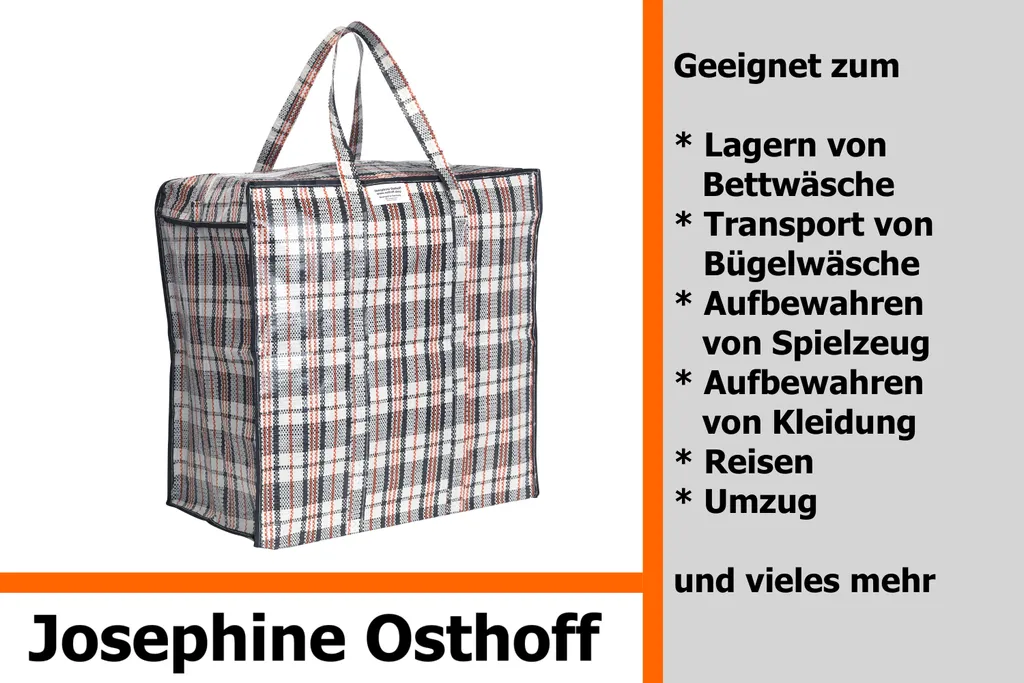 Sac à Linge Grande Capacité Imperméable avec Fermeture à Glissière - 3