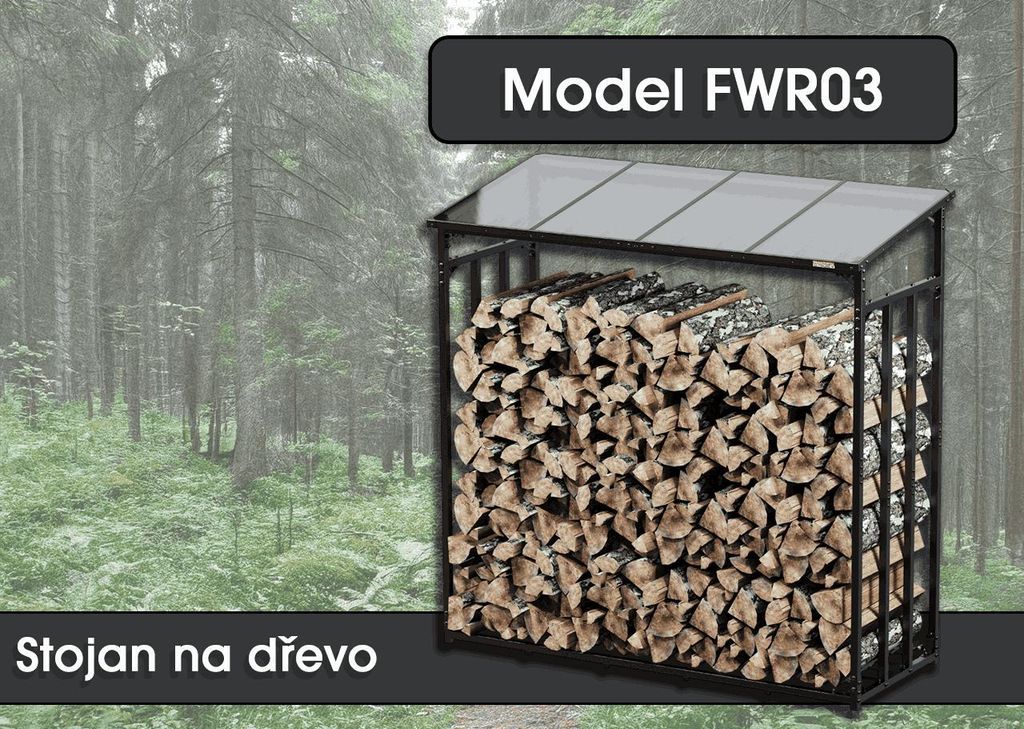 Supporto in legno FWR03, 185 x 70 x 185 cm Immagine del prodotto 