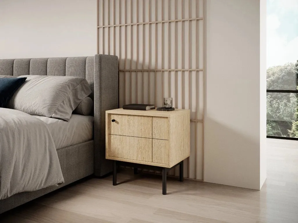 Offerta Comodino FIBI Rovere Linea - Prezzo Imbattibile Legno Rovere