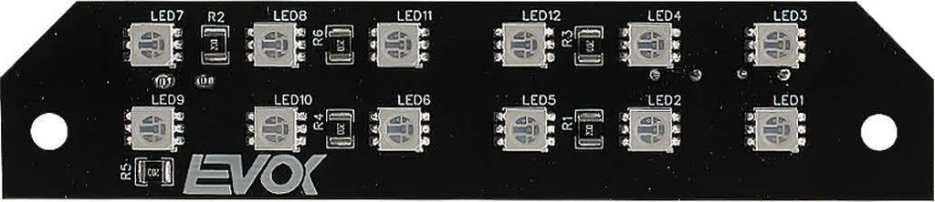 Panneau de feux 12 LED EVOK Iron ultra lumineux et étanche pour deux-roues