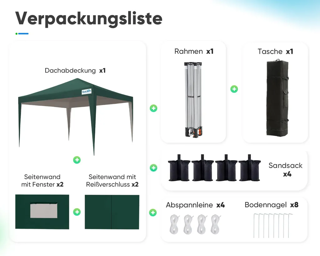 Abri de réception pop-up 3x3 pour événements extérieurs et réception
