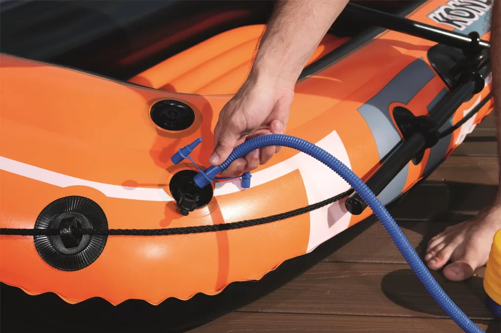 Bateau de plage pour lac et mer Bestway Hydro-Force Raft Set 61062 - 35