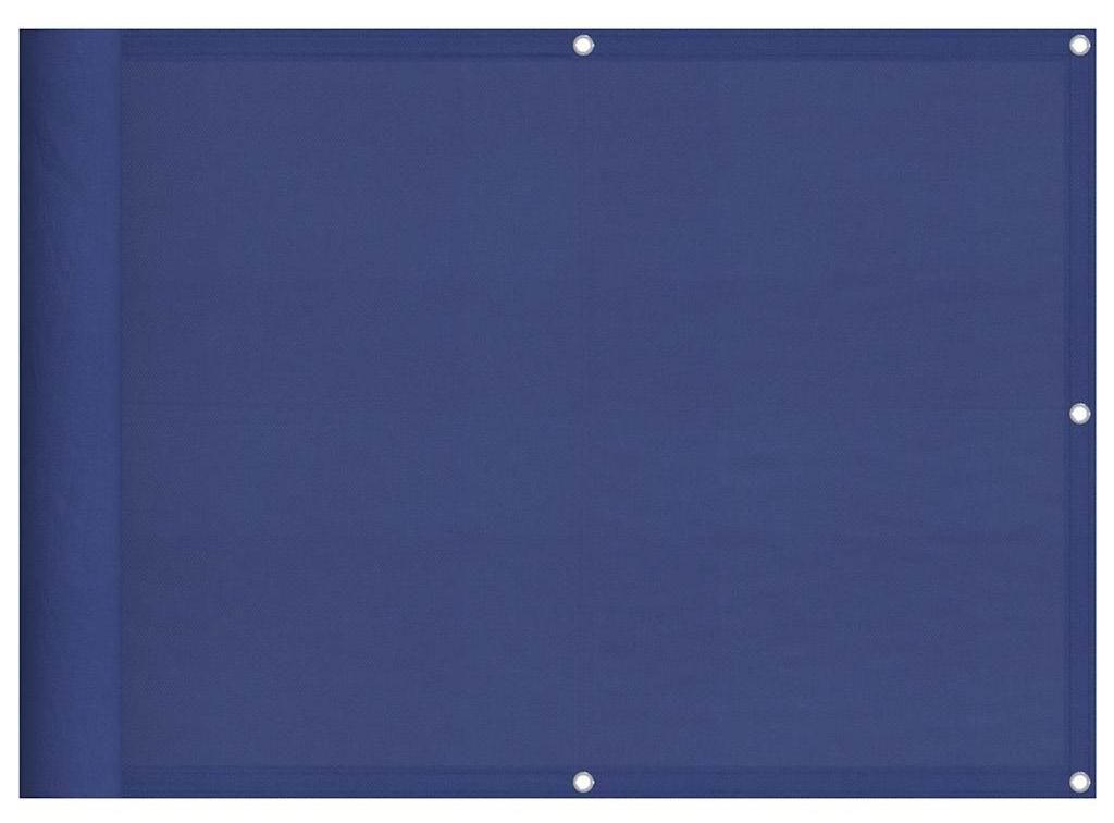 vidaXL Balkon-Sichtschutz Blau 75x700 cm 100 % Polyester-Oxford