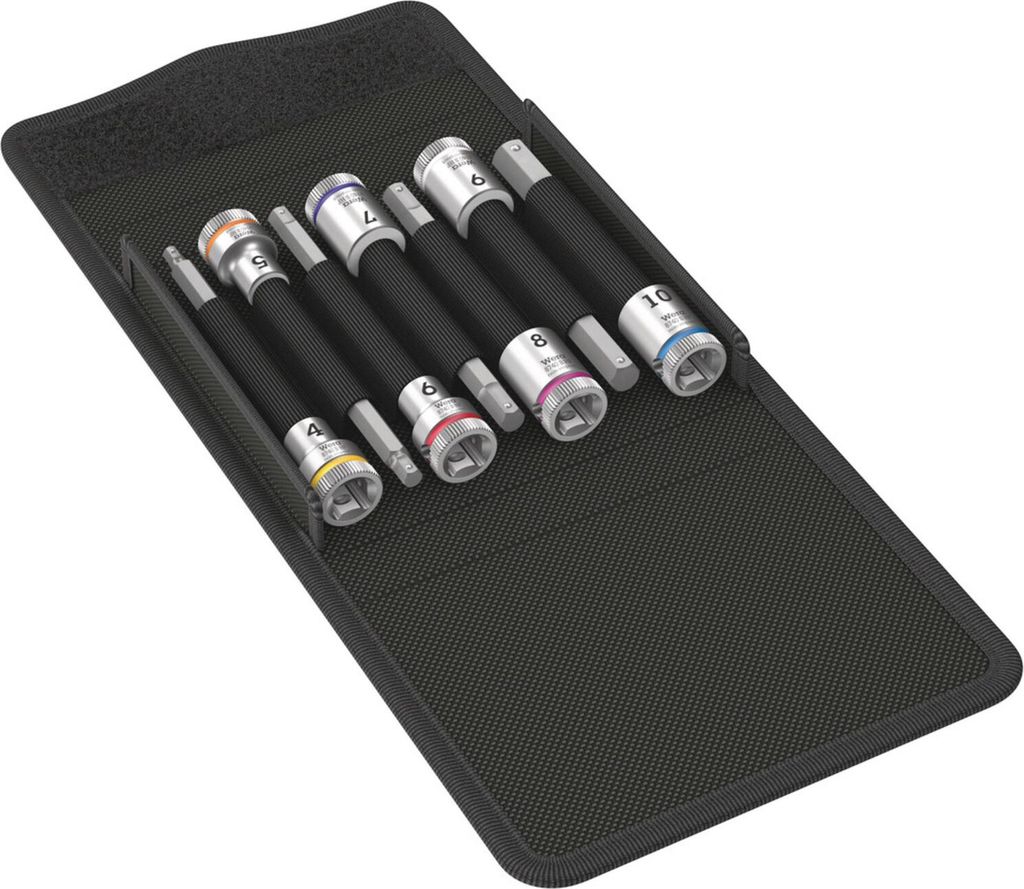 Zyklop Bitnuss-Satz 8740 B HF 1, 3/8", 7-teilig (mit Haltefunktion)