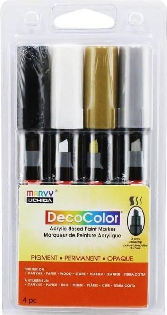 Acrylmarker 4 Stück (Schul- und Schrein - Marker) Produktbild 