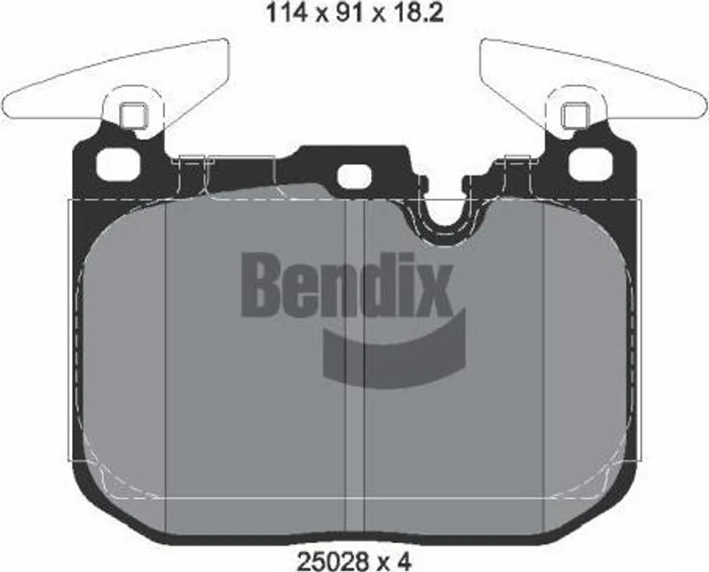 Plaquettes de frein pour BMW F30 F31 F32 F36, entretien freinage BENDIX