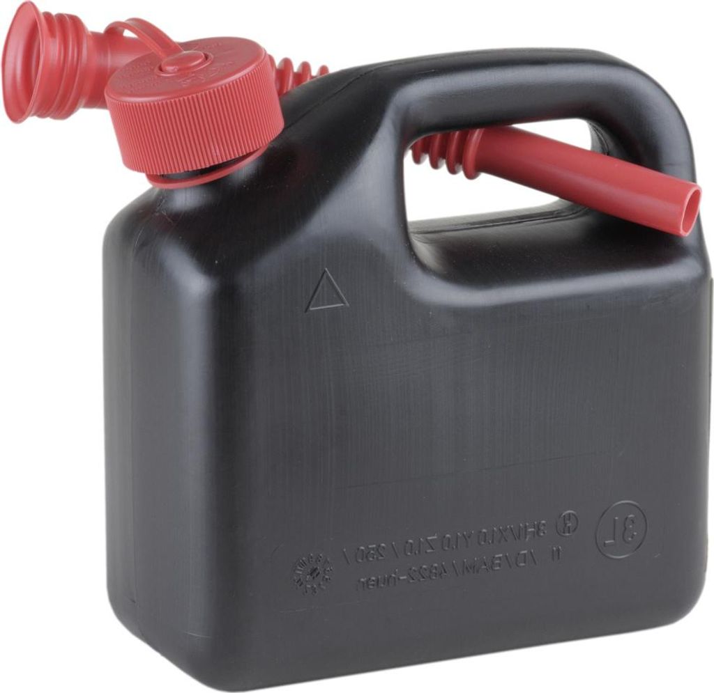 Kunststoff Kraftstoff-Kanister 3L schwarz Reservekanister Benzinkanister 4007228704860 200872 036208