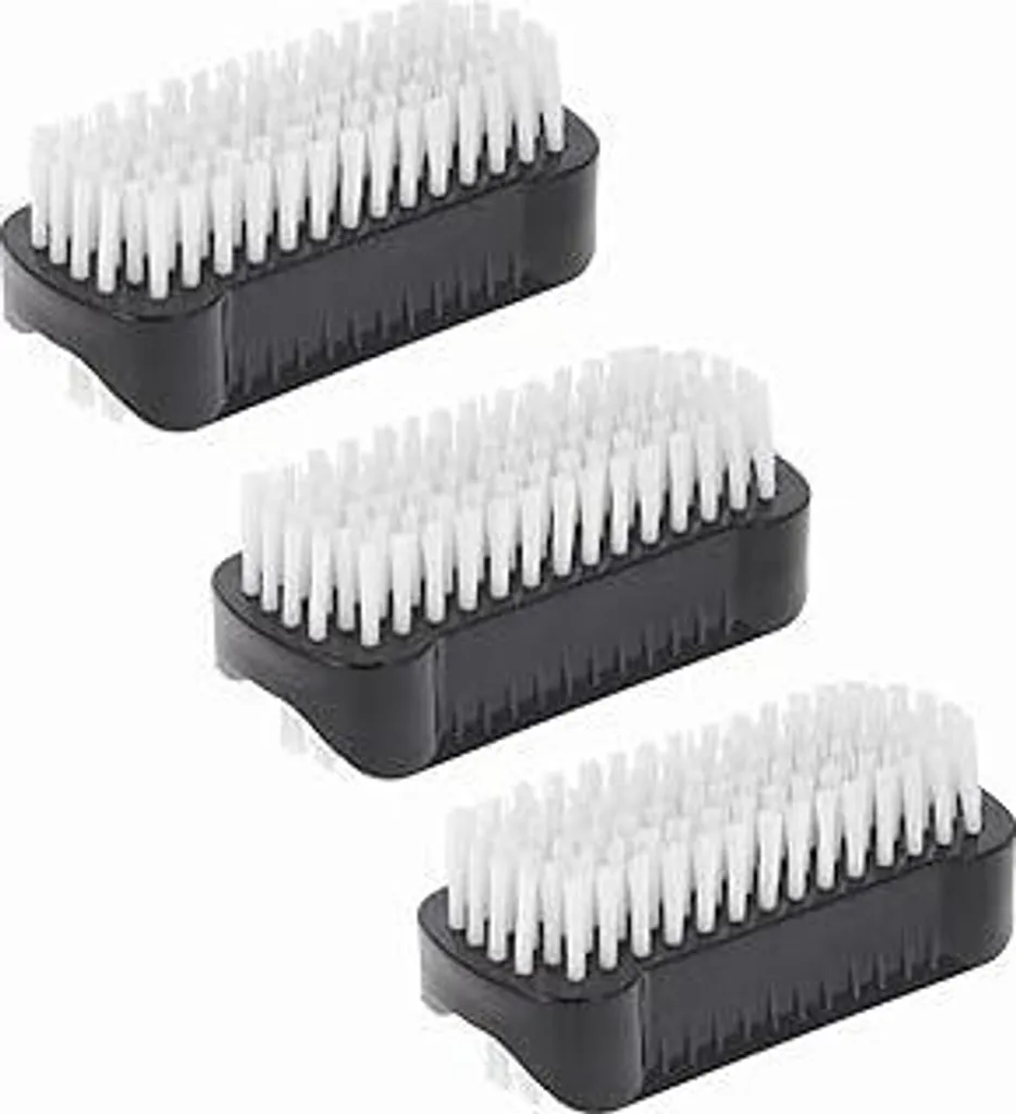 Spazzola Unghie Doppia Faccia PARSA Beauty - Kit 3 Pezzi Professionale