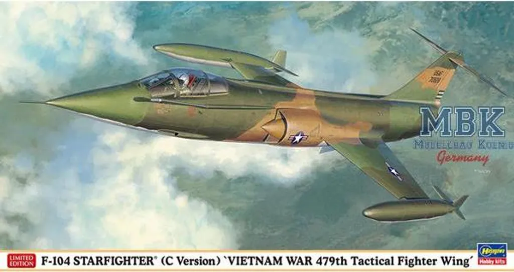 Réussir votre maquette F-104C Starfighter Vietnam avec Hasegawa 07533