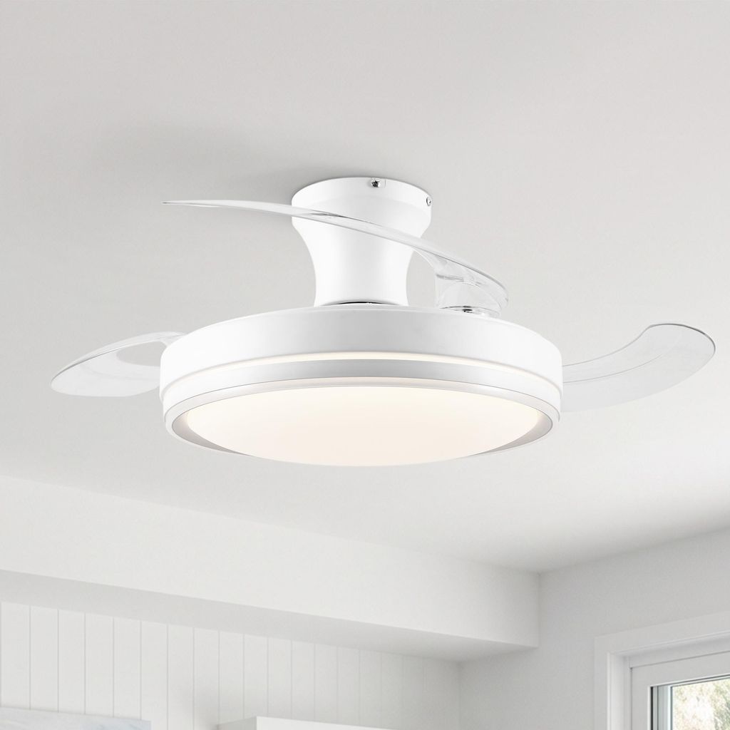 Parrot Uncle Deckenventilator mit Beleuchtung und Produktbild 