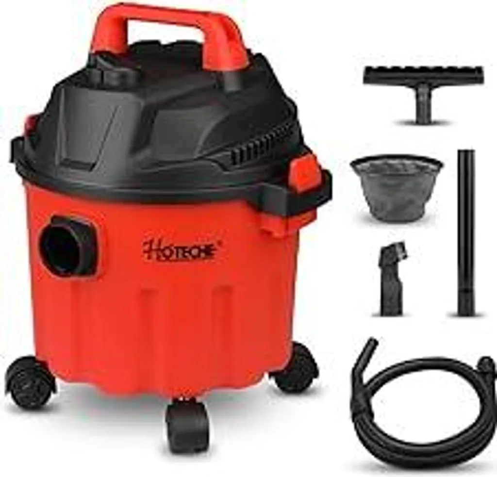 Hoteche Aspiratutto 800W 10 Litri - Ideale per Casa e Piccole Emergenze