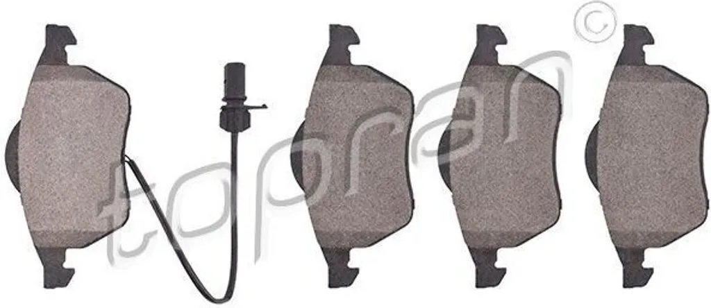 Plaquettes de frein avant pour Ford Galaxy et Sharan 7M - Kit complet