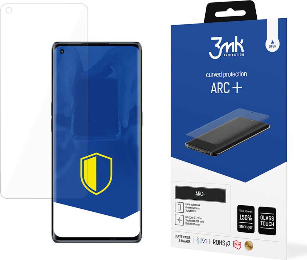 3mk Display Schutzfolie ARC+ für Oppo Reno 5 Pro 5G 0,17mm Self-Heal
