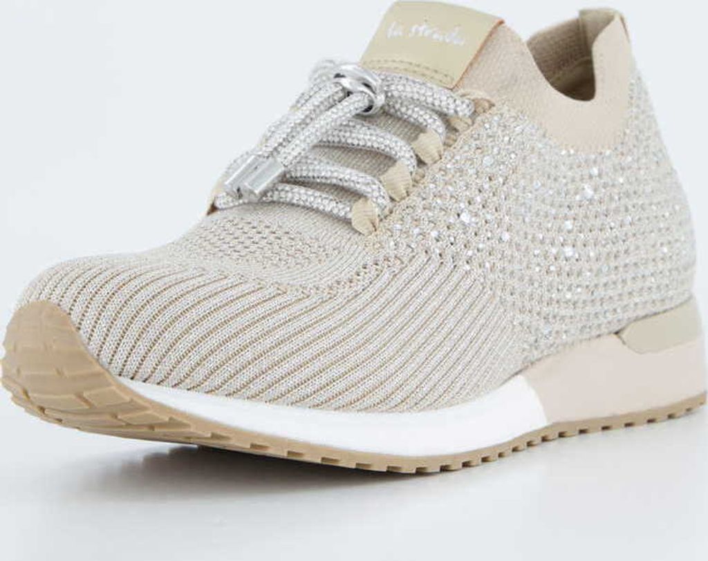 la Strada 2402250 4504 Damen Sneaker Hellbeige, Beige, Gr. 36