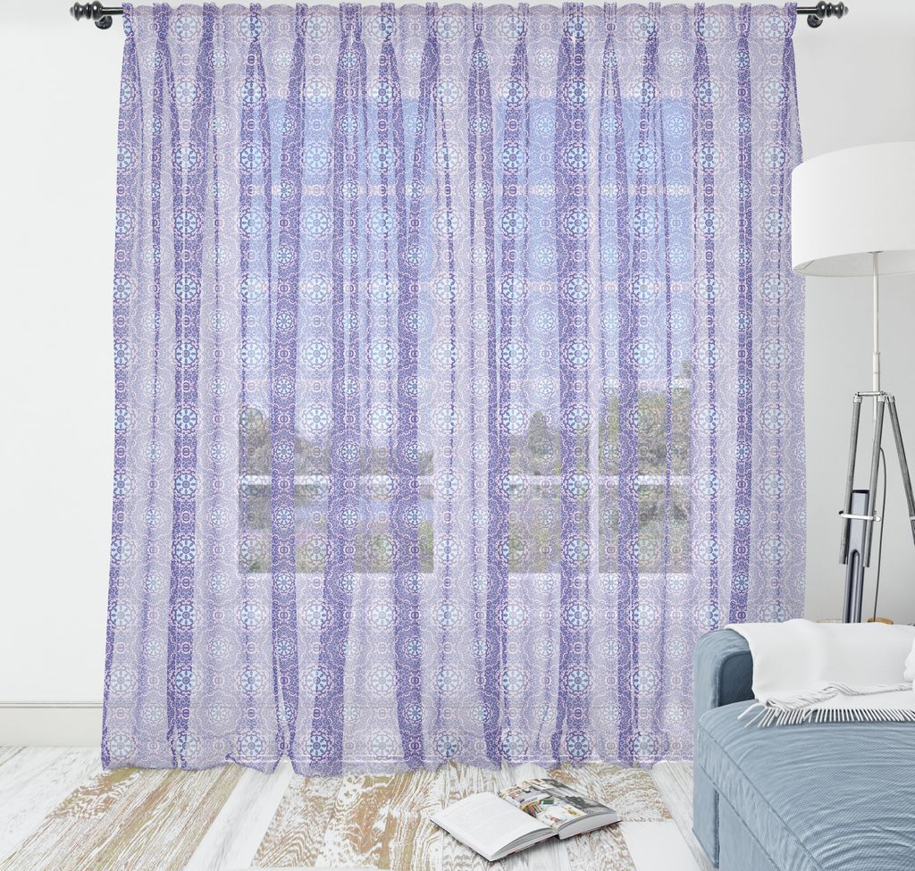 ABAKUHAUS orientalisch Wandteppich, Curlicue und Medaillon Motive in lebendigen Farben, Wohnzimmer Schlafzimmer seidiges Satin Wandtuch, 210 cm x 2...