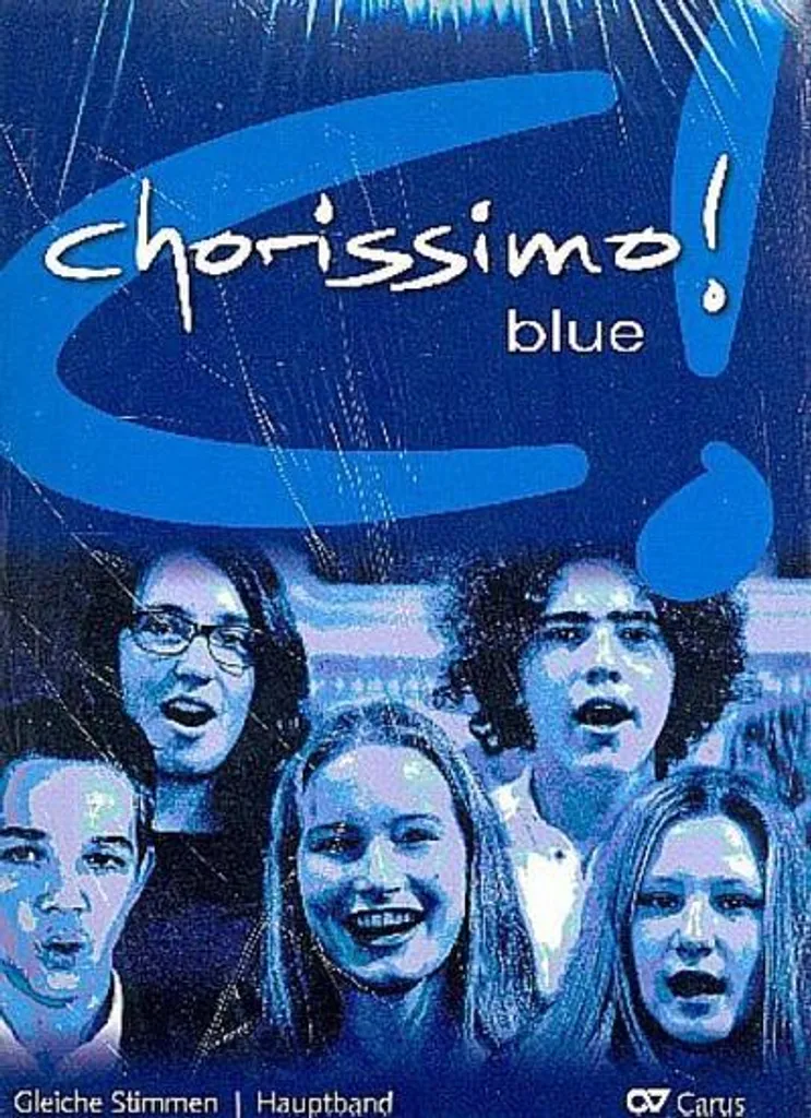 Livre de Chant Chorissimo! Blue Recueil Partitions pour Chœur Scolaire